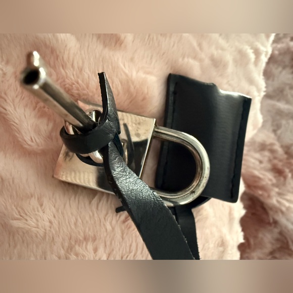 Bally Red and Silver Lock and Key - Picture 4 of 6